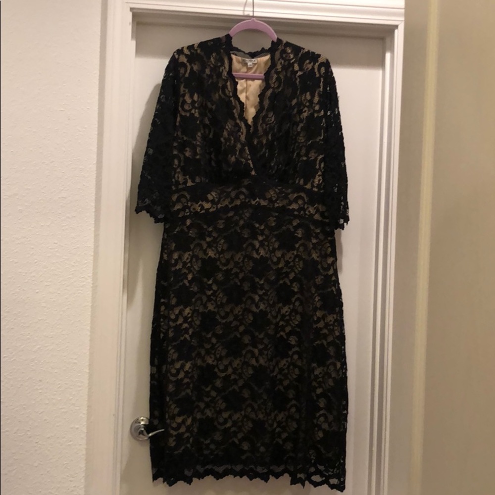 Black evening dress